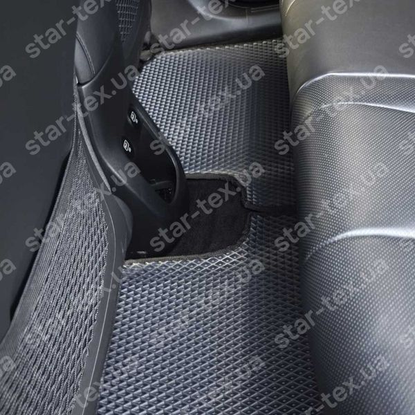 Комплект ковриков в салон на Hyundai Ioniq 5 (2021 - ) EU EVA/Ромб Черный/Черный 15450-01-21-41 фото 7