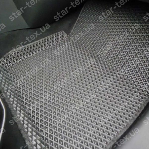 Комплект ковриков в салон на Renault Zoe EV (2012 - 2019) EVA/Ромб Черный/Черный 13962-01-21-41 фото 3