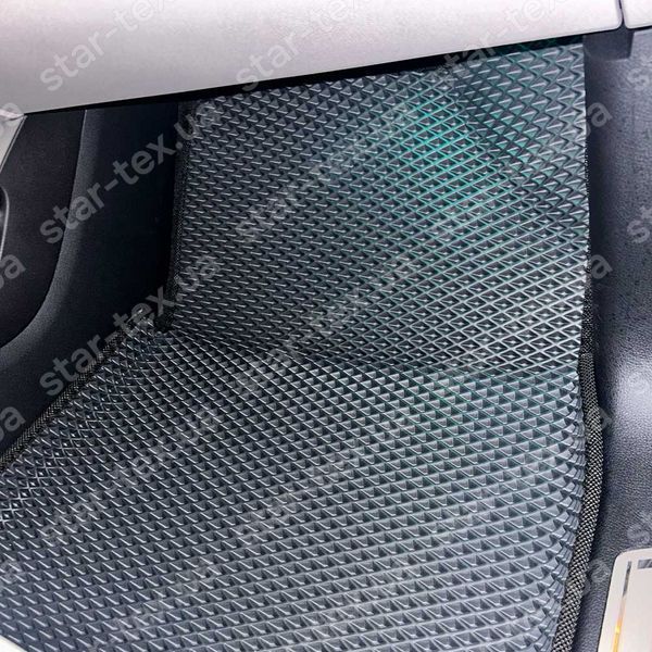 Комплект ковриков в салон на BYD Song Plus (2020 - 2023) EVA/Ромб Черный/Черный 10306-01-21-41 фото 8