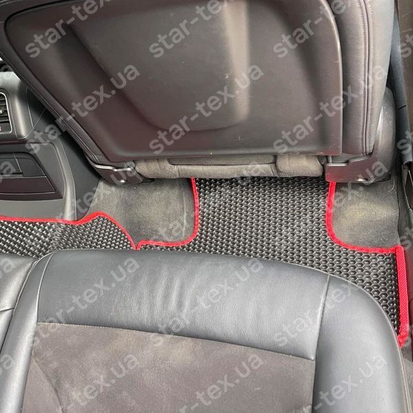 Комплект килимків до салону на Audi Q5 (8R) I (2012 - 2016) EVA/Ромб Чорний/Чорний 16804-01-21-41 зображення 11