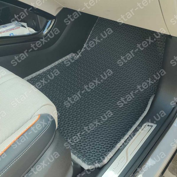 Комплект ковриков в салон на BYD Song Plus (2020 - 2023) EVA/Ромб Черный/Черный 10306-01-21-41 фото 14