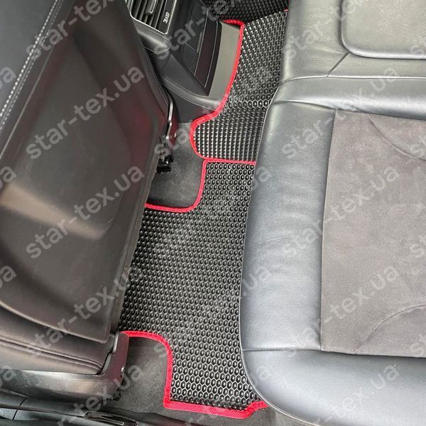 Комплект килимків до салону на Audi Q5 (8R) I (2012 - 2016) EVA/Ромб Чорний/Чорний 16804-01-21-41 зображення 8