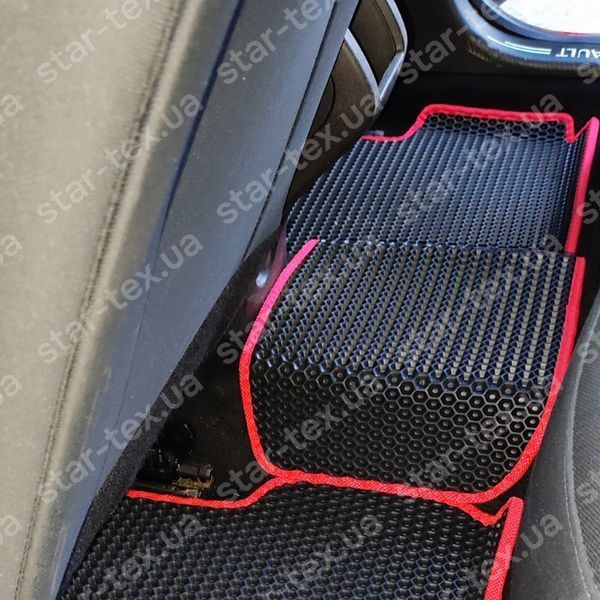 Комплект килимків до салону на Renault Megane III (2009 - 2015) універсал комплектація Bose EVA/Ромб Чорний/Чорний 15278-01-21-41 зображення 11