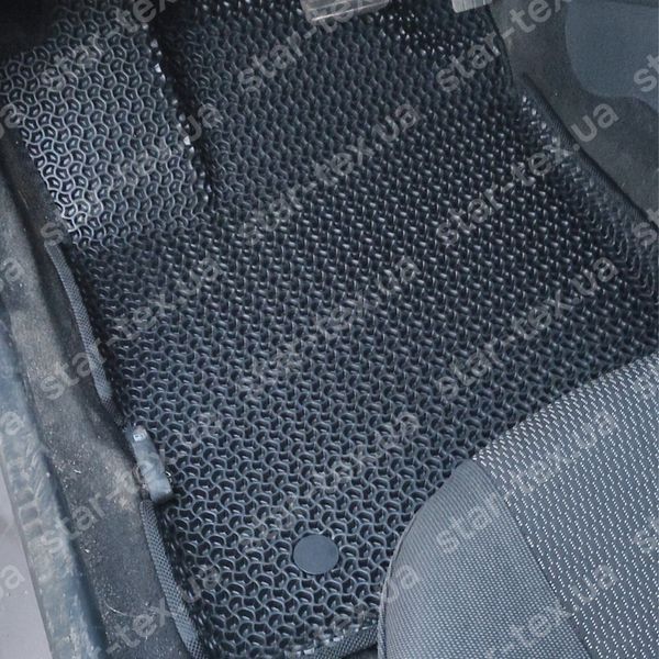 Комплект ковриков в салон на Dacia Sandero Stepway II (2012 - 2020) EVA/Ромб Черный/Черный 16267-01-21-41 фото 7