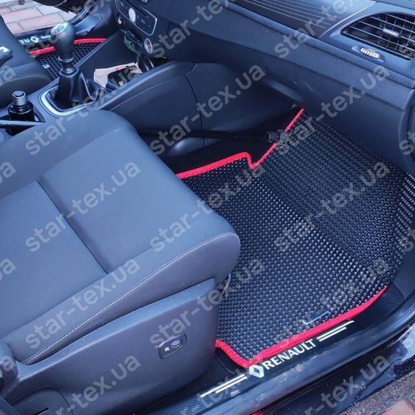 Комплект килимків до салону на Renault Megane III (2009 - 2015) універсал комплектація Bose EVA/Ромб Чорний/Чорний 15278-01-21-41 зображення 7