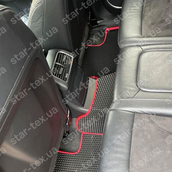 Комплект килимків до салону на Audi Q5 (8R) I (2012 - 2016) EVA/Ромб Чорний/Чорний 16804-01-21-41 зображення 9