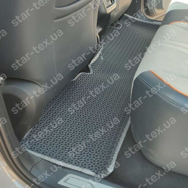 Комплект ковриков в салон на BYD Song Plus (2020 - 2023) EVA/Ромб Черный/Черный 10306-01-21-41 фото 15