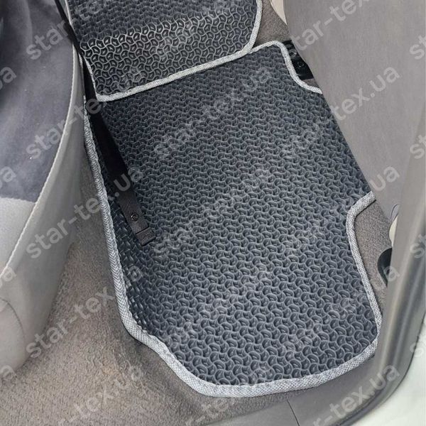 Комплект ковриков в салон на Nissan Leaf I (ZE0) (2010 - 2013) EVA/Ромб Черный/Черный 13876-01-21-41 фото 15
