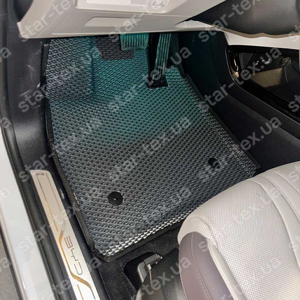 Комплект ковриков в салон на BYD Song Plus (2020 - 2023) EVA/Ромб Черный/Черный 10306-01-21-41 фото 2