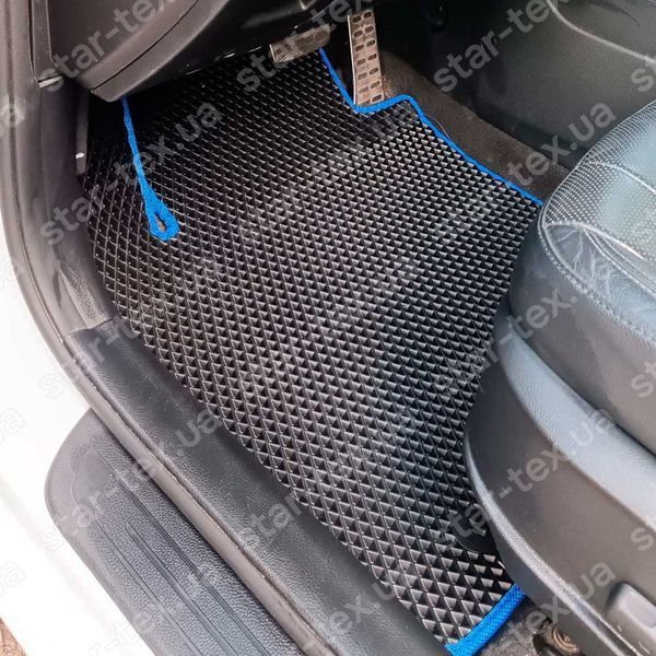 Комплект килимків EVA/Ромб до салону на Hyundai Elantra V (GT) (2010 - 2015) Чорний/Чорний 11059-01-21-41 зображення 2