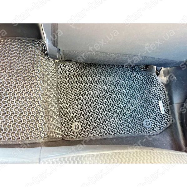 Комплект ковриков в салон на Nissan Leaf I (ZE0) (2010 - 2013) EVA/Ромб Черный/Черный 13876-01-21-41 фото 11