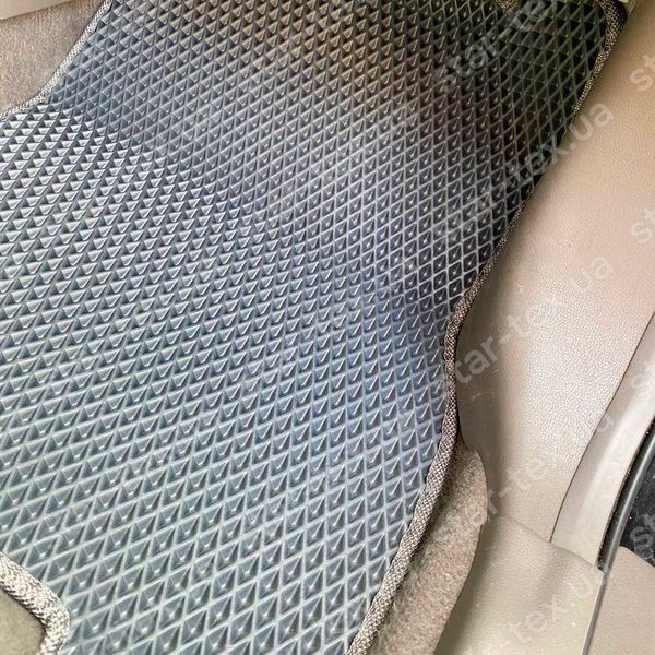 Комплект ковриков в салон на Nissan Leaf I (ZE0) (2010 - 2013) EVA/Ромб Черный/Черный 13876-01-21-41 фото 3