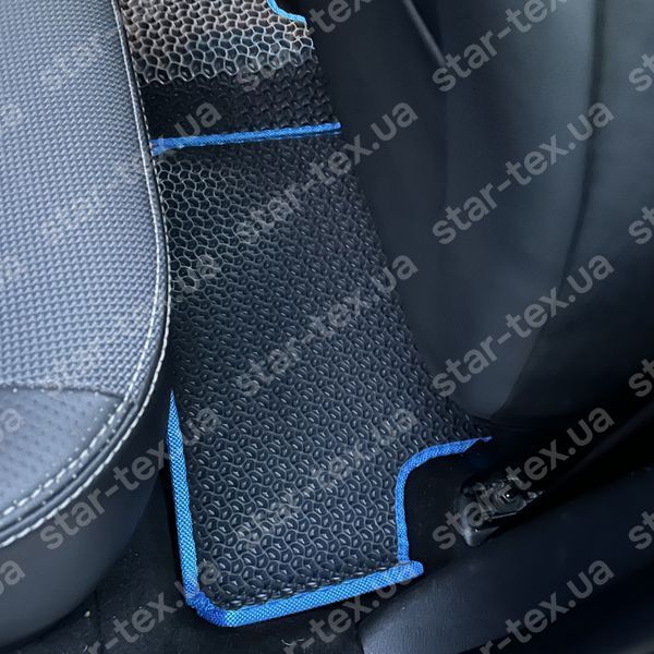 Комплект ковриков в салон на Dacia Sandero Stepway II (2012 - 2020) EVA/Ромб Черный/Черный 16267-01-21-41 фото 15