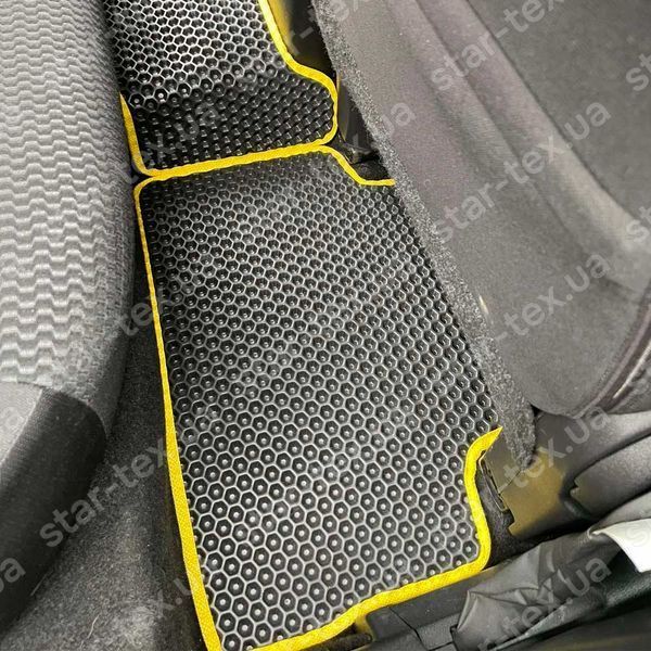 Комплект килимків до салону на Nissan Rogue Sport (2017 - 2020) EVA/Ромб Чорний/Чорний 12083-01-21-41 зображення 5