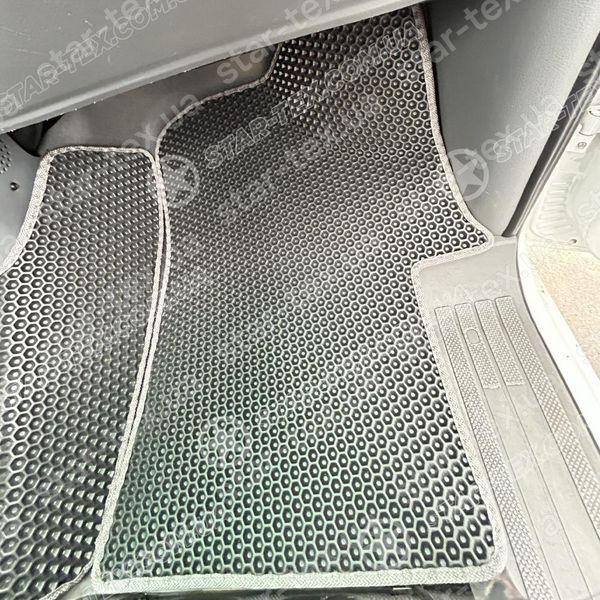 Комплект килимків на 1-й рядок на Mercedes-Benz Vito W639 (2003 - 2014) 1+1 EVA/Ромб Чорний/Чорний 15395-01-21-41 зображення 27