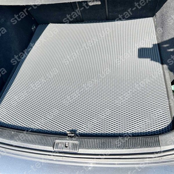 Килимок EVA/Ромб до багажника на Volkswagen Golf (MK5) (2003 - 2010) універсал Чорний/Чорний 15245-01-21-41 зображення 2