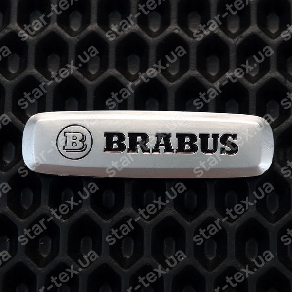 Металлический логотип для автомобильных ковриков Brabus 17193-04-07-00 фото 2