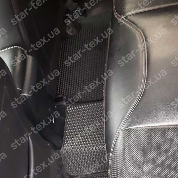 Комплект ковриков EVA/Ромб в салон на Toyota Prius XW50 (2016 - 2022) Черный/Черный 12926-01-21-41 фото 3
