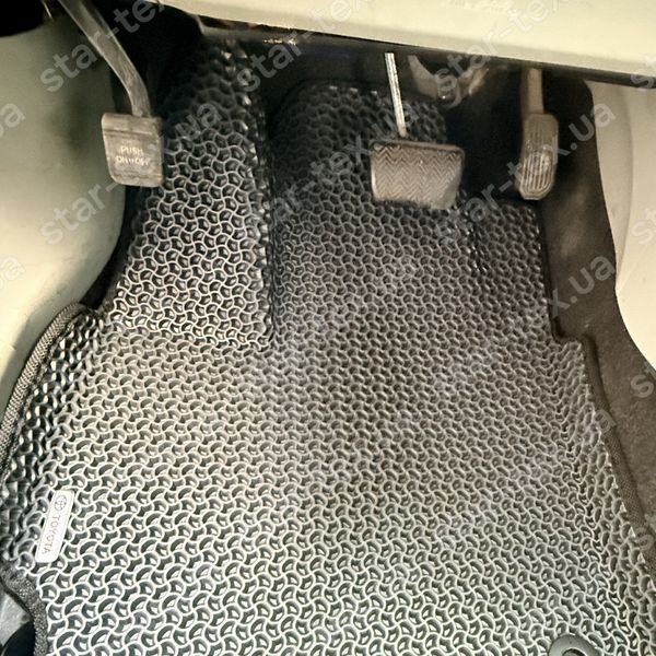 Комплект килимків EVA/Ромб до салону на Toyota Prius V (2011 - 2021) Чорний/Чорний 12933-01-21-41 зображення 13