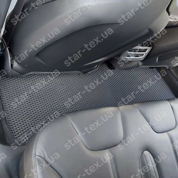 Комплект ковриков в салон на Tesla Model S (2012 - 2021) задний привод EVA/Ромб Черный/Черный 14836-01-21-41 фото 4