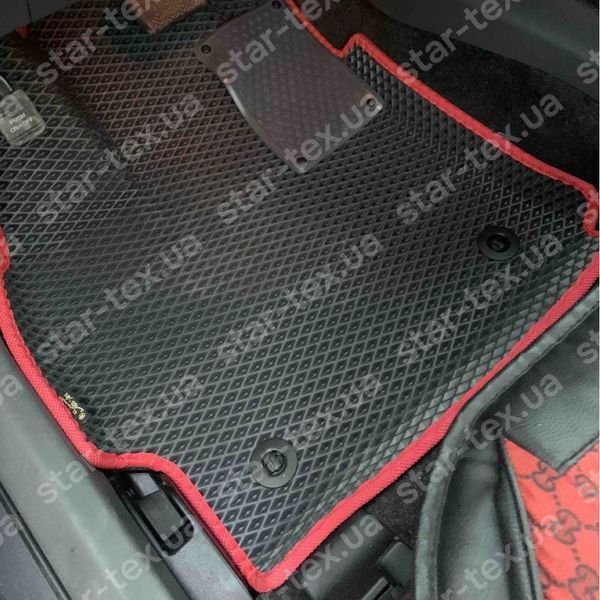 Комплект килимків EVA/Ромб до салону на Toyota Prius V (2011 - 2021) Чорний/Чорний 12933-01-21-41 зображення 6