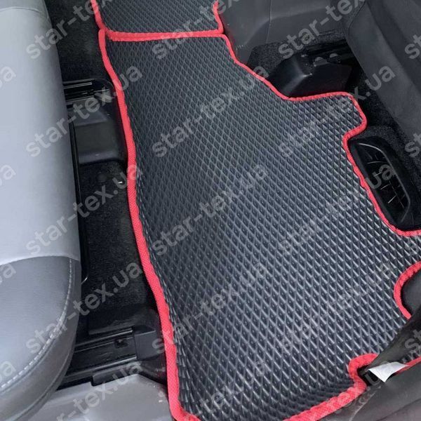 Комплект килимків EVA/Ромб до салону на Toyota Prius V (2011 - 2021) Чорний/Чорний 12933-01-21-41 зображення 11