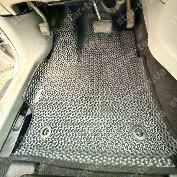 Комплект килимків EVA/Ромб до салону на Toyota Prius V (2011 - 2021) Чорний/Чорний 12933-01-21-41 зображення 15