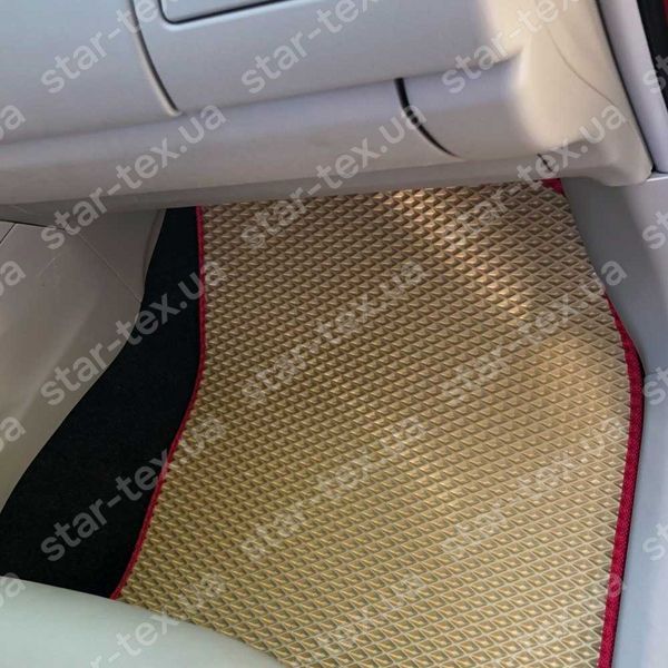 Комплект килимків EVA/Ромб до салону на Toyota Prius V (2011 - 2021) Чорний/Чорний 12933-01-21-41 зображення 4