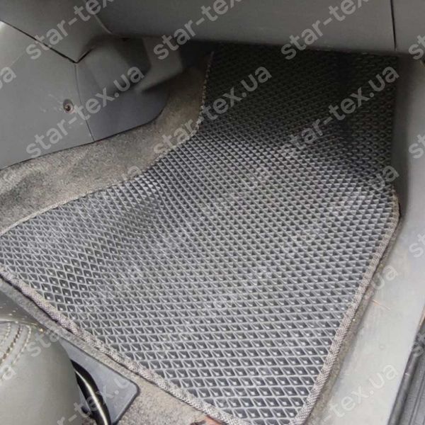 Комплект килимків EVA/Ромб до салону на Toyota RAV4 II (XA20) (2000 - 2005) 5-ти дверний Чорний/Чорний 14819-01-21-41 зображення 4