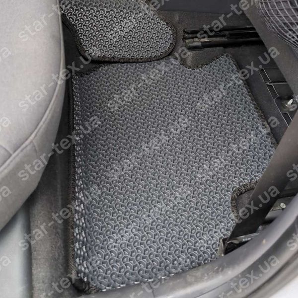 Комплект ковриков в салон на Hyundai Ioniq EV (2019 - 2022) EU EVA/Ромб Черный/Черный 17115-01-21-41 фото 30