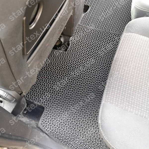Комплект килимків до салону на Renault Scenic III (2009 - 2016) EVA/Ромб Чорний/Чорний 15834-01-21-41 зображення 8