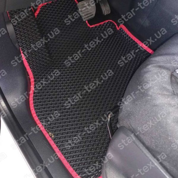 Комплект килимків до салону на Renault Scenic III (2009 - 2016) EVA/Ромб Чорний/Чорний 15834-01-21-41 зображення 18