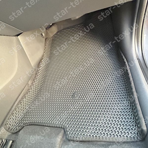 Комплект ковриков в салон на Hyundai Ioniq EV (2019 - 2022) EU EVA/Ромб Черный/Черный 17115-01-21-41 фото 9