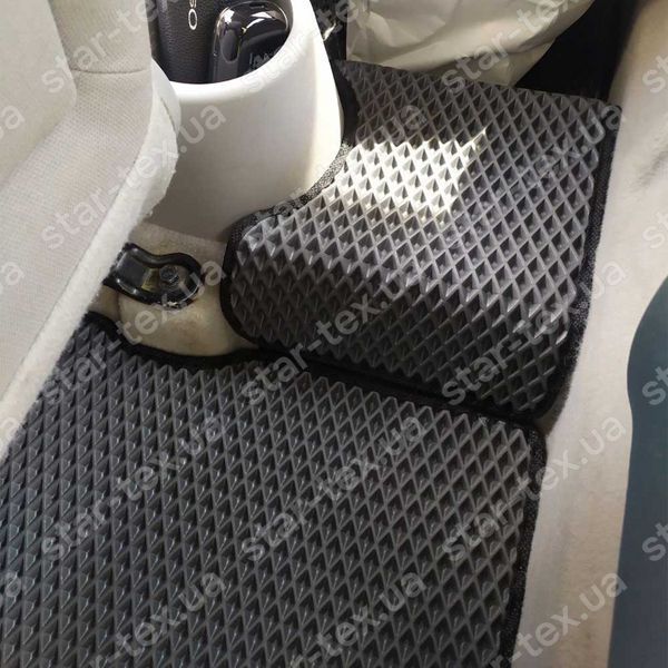 Комплект килимків EVA/Ромб до салону на Hyundai Accent III (MC) (2005 - 2010) хетчбек Чорний/Чорний 15436-01-21-41 зображення 5