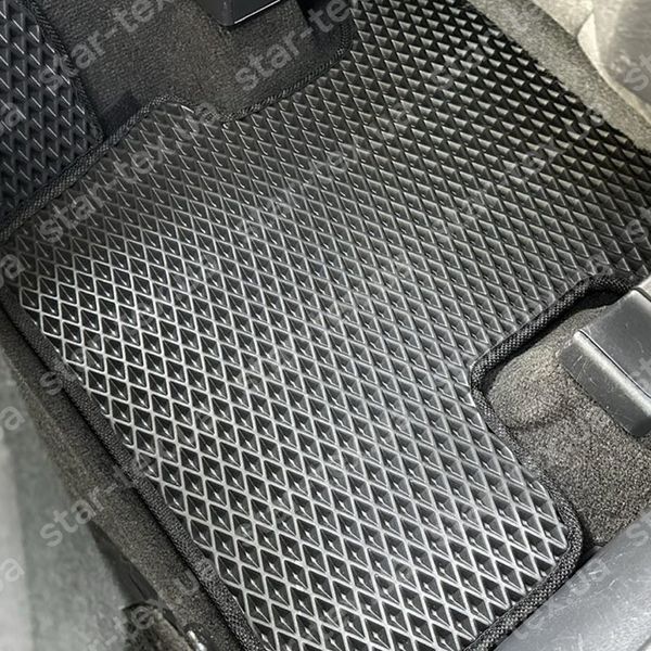 Комплект килимків EVA/Ромб до салону на Jeep Compass I (MK49) (2006 - 2016) Чорний/Чорний 13688-01-21-41 зображення 11