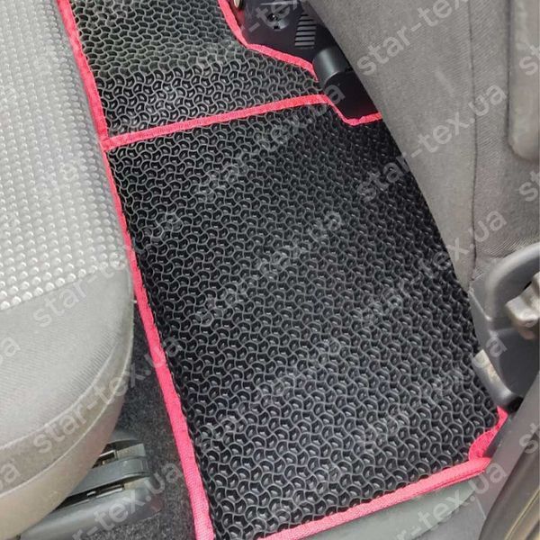 Комплект килимків EVA/Ромб до салону на Opel Meriva A (2002 - 2010) Чорний/Чорний 12179-01-21-41 зображення 29