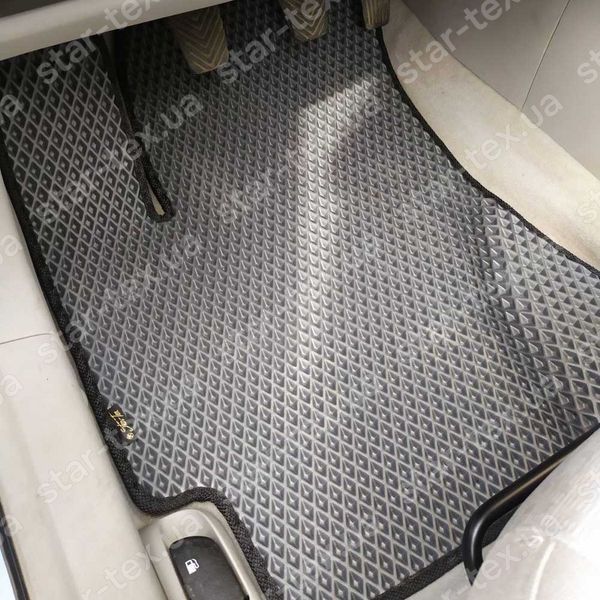 Комплект килимків EVA/Ромб до салону на Hyundai Accent III (MC) (2005 - 2010) хетчбек Чорний/Чорний 15436-01-21-41 зображення 2