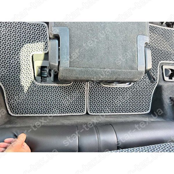 Коврики EVA/Ромб на 3-й ряд на Audi Q7 (4M) II (2015 - ) Черный/Черный 10140-01-21-41 фото 3