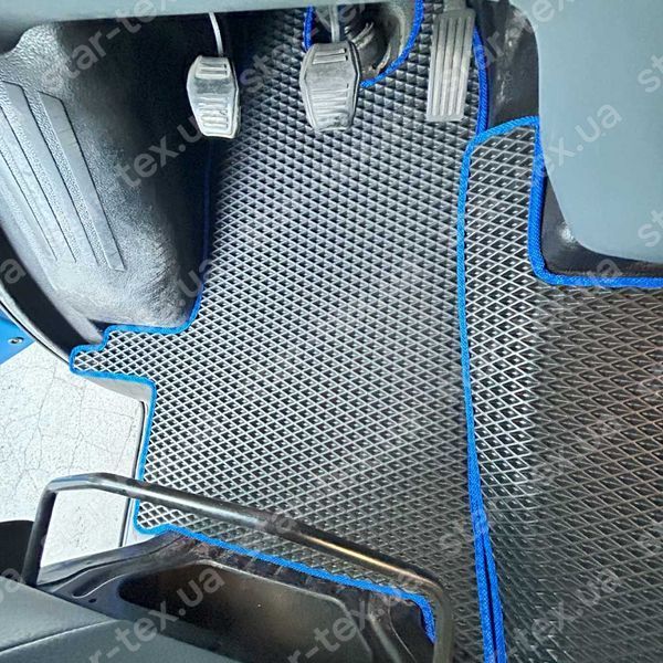 Комплект ковриков на 1-й ряд на Ford Transit VI (2006 - 2014) EVA/Ромб Черный/Черный 13544-01-21-41 фото 19