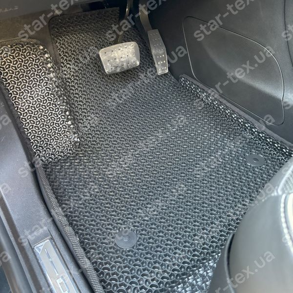 Комплект килимків до салону на GMC Acadia II (2017 - 2024) EVA/Ромб Чорний/Чорний 17323-01-21-41 зображення 2