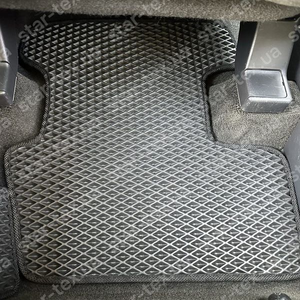 Комплект килимків EVA/Ромб до салону на Jeep Compass I (MK49) (2006 - 2016) Чорний/Чорний 13688-01-21-41 зображення 8