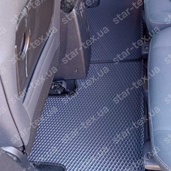 Комплект килимків до салону на Renault Scenic III (2009 - 2016) EVA/Ромб Чорний/Чорний 15834-01-21-41 зображення 15