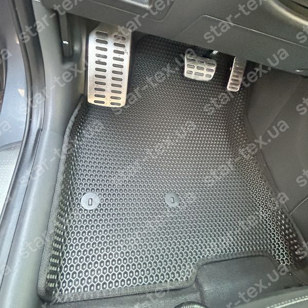 Комплект ковриков в салон на Hyundai Ioniq EV (2019 - 2022) EU EVA/Ромб Черный/Черный 17115-01-21-41 фото 5