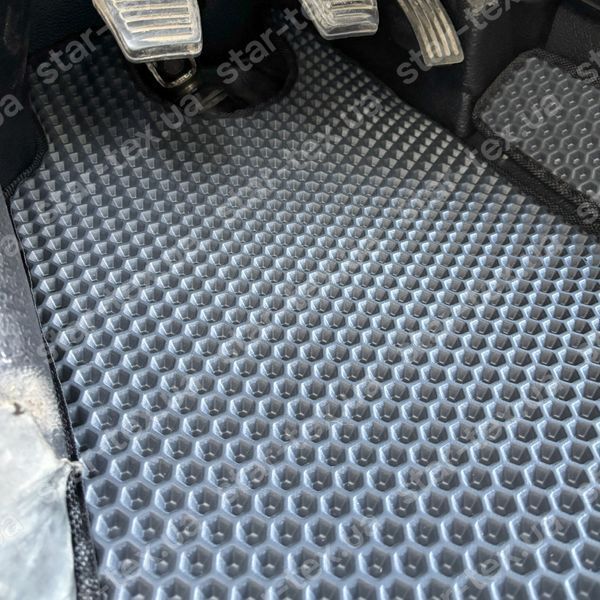 Комплект ковриков на 1-й ряд на Ford Transit VI (2006 - 2014) EVA/Ромб Черный/Черный 13544-01-21-41 фото 8
