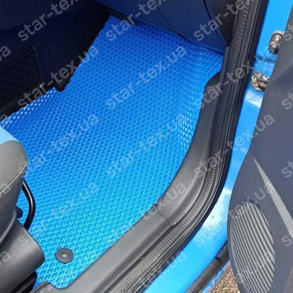 Комплект килимків EVA/Ромб до салону на Opel Meriva A (2002 - 2010) Чорний/Чорний 12179-01-21-41 зображення 21