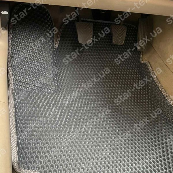 Комплект килимків EVA/Ромб до салону на Hyundai Accent III (MC) (2005 - 2010) хетчбек Чорний/Чорний 15436-01-21-41 зображення 6