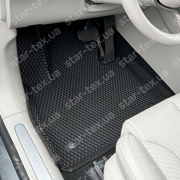 Комплект ковриков в салон на Leapmotor C11 (2021 - ) EVA/Ромб Черный/Черный 17365-01-21-41 фото 5
