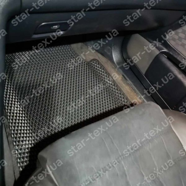 Комплект килимків EVA/Ромб до салону на Audi A6 C5 (1997 - 2004) універсал Чорний/Чорний 15520-01-21-41 зображення 7
