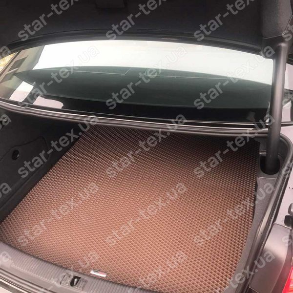 Килимок EVA/Ромб до багажника на Audi A6 C7 (2011 - 2018) седан Чорний/Чорний 15187-01-21-41 зображення 2