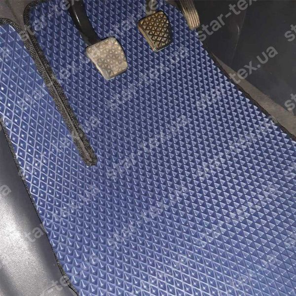 Комплект килимків EVA/Ромб до салону на Opel Meriva A (2002 - 2010) Чорний/Чорний 12179-01-21-41 зображення 2